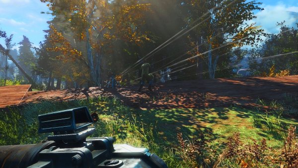 Турельки работают..