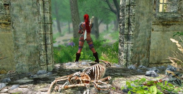 Шэйла, осмотрев развалины..