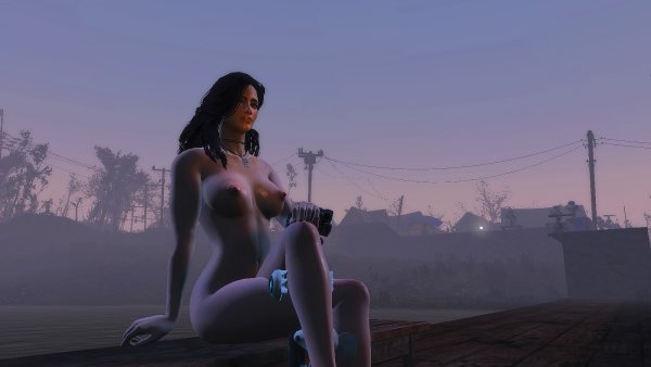 Алиса встречает рассвет на причале Альянса