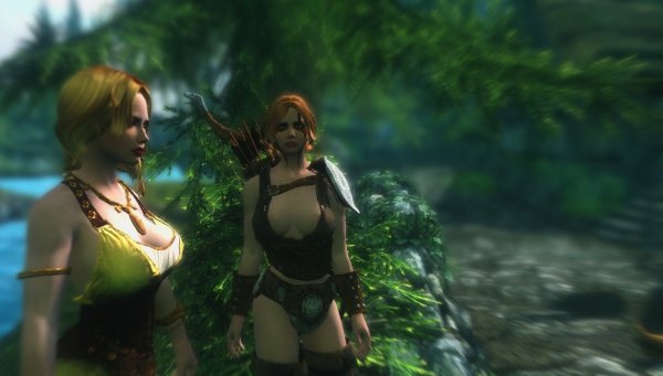 Хороши дефффчёнки Скайрима!  ))