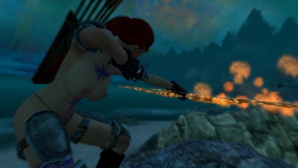 Любимый в Enderal пламенный лук!