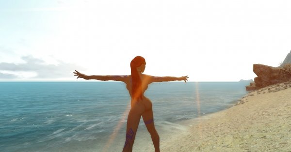 Но больше всего Шэйла любит солнечные ванны..