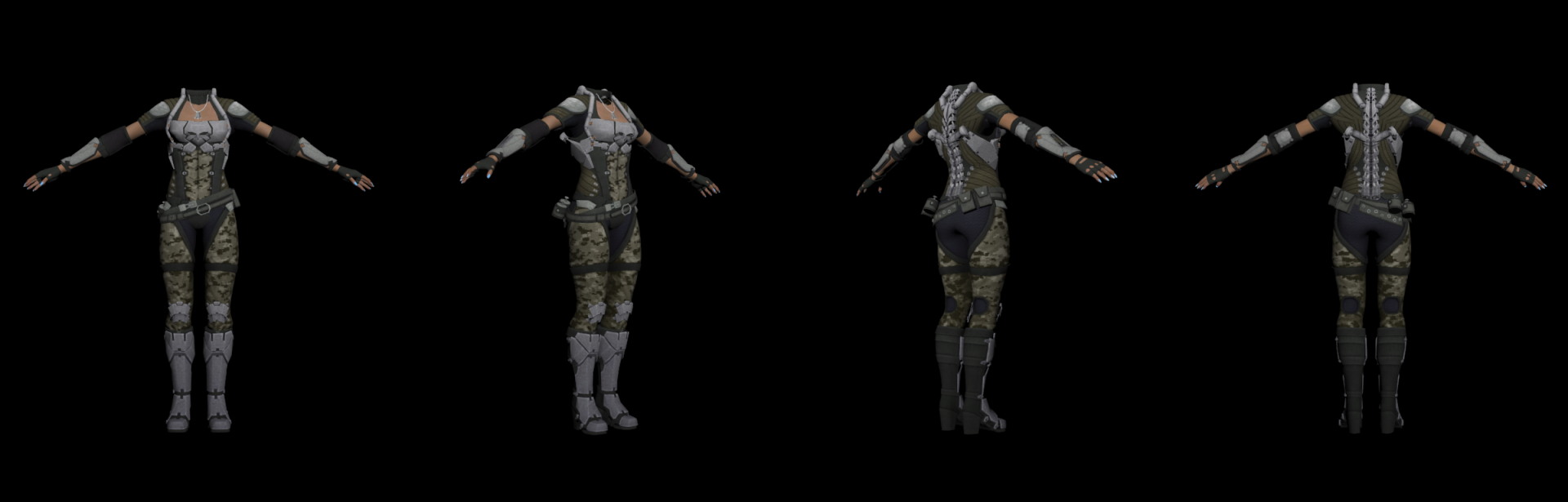 Броня Шелли из игры Bombshell