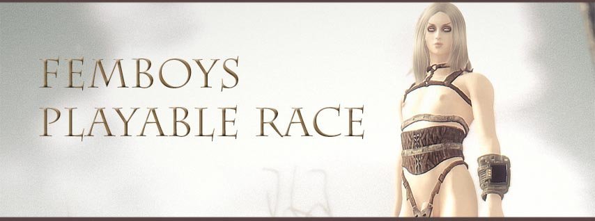 Femboys playable race for New Vegas Rus