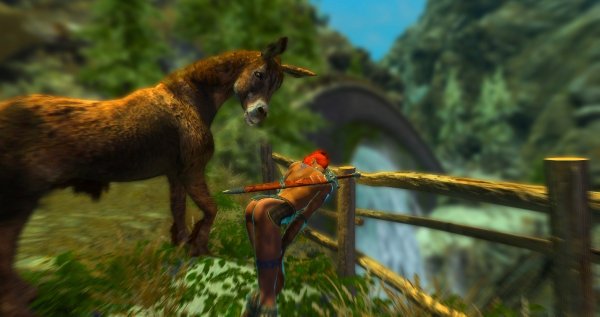 Осёл и Шэйла :)  Enderal