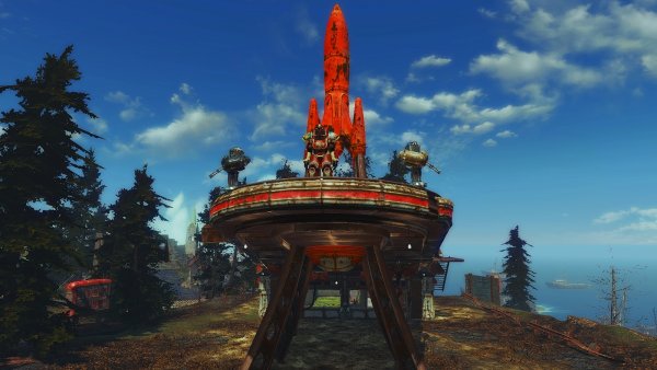 Кр.Ракета на Фар Харборе с дачей на крыше.