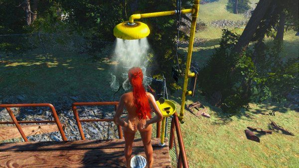 Перепачкалась. Моюсь. :) Fallout4