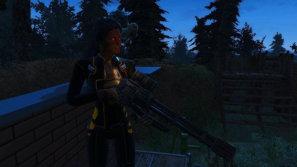 Экспериментальный ручной миниган.