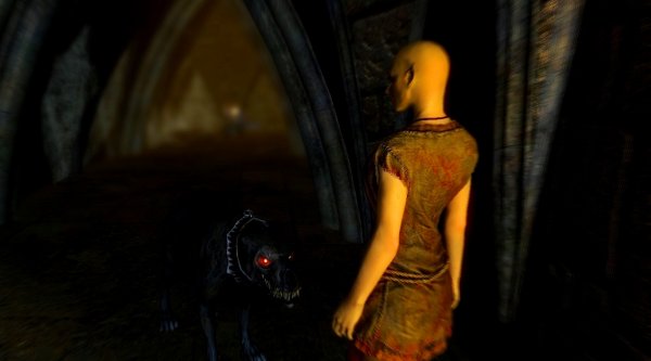 Дикий вампир в темнице..