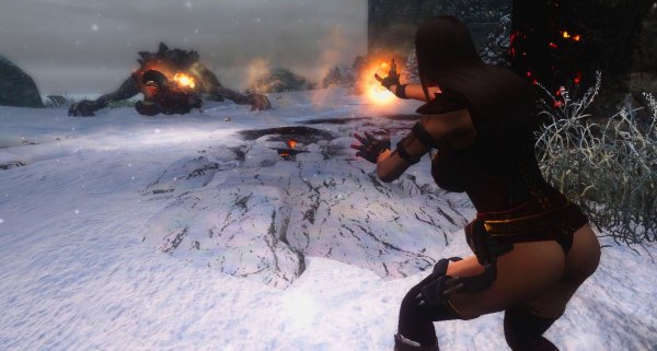 Вид на Довакина сзади! ))