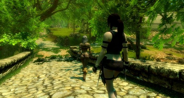 На прогулке..