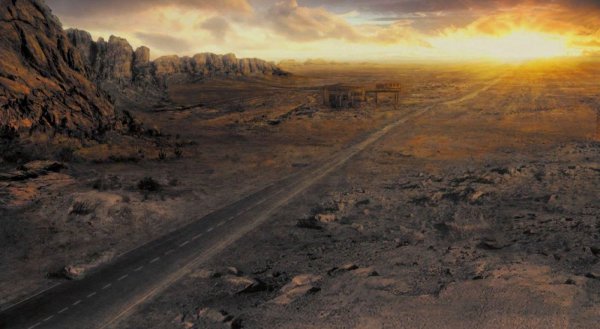 Скрин оформления меню игры Новый Вегас