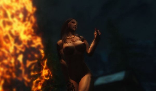 Из серии - "Велена у костра" ;)  Skyrim