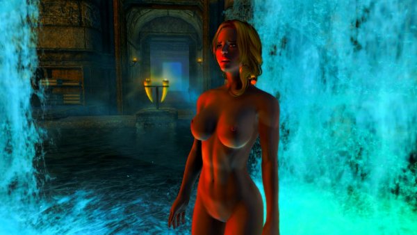 В баньке.. :)