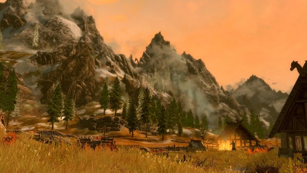 Солнце садится...