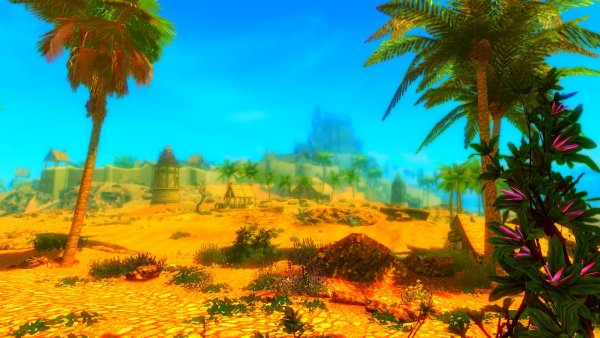 Вид на Вайтран.. SkyrimLE (Тропики 4.0)