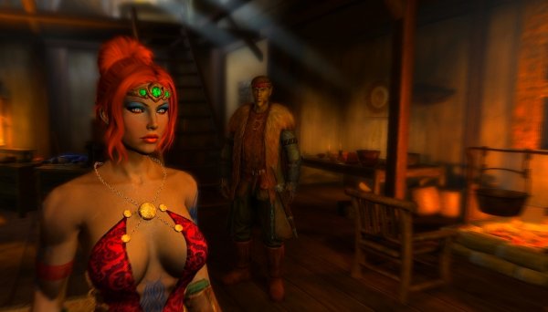 Шэйла зашла к торговцу. Enderal