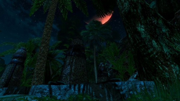 Стоячие камни жаркой, тропической ночью!