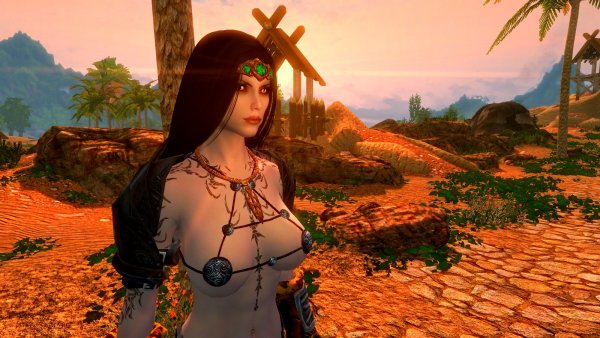 Нора любит торговать с Каджитами..