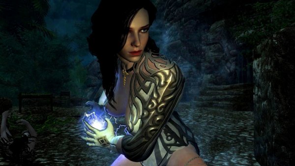 Йеннифер с подарочком! SkyrimLE (Тропики 4.0)