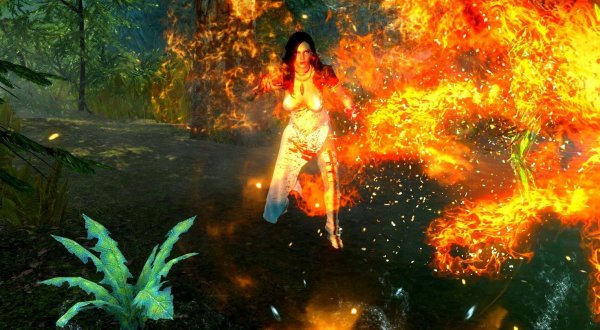 Огненный шторм в исполнении Йеннифер.. :)