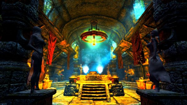 В храмме Дибеллы.. SkyrimLE (Тропики 4.0)