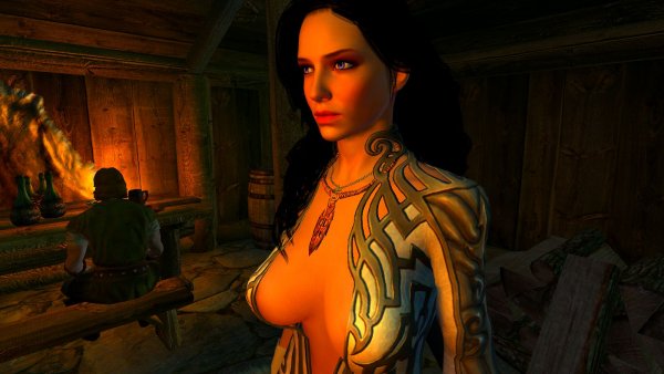 Йеннифер в таверне.. SkyrimLE(4.0 сборка)