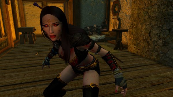 Побитая вся. Надо хоть кровушки выпить. SSE