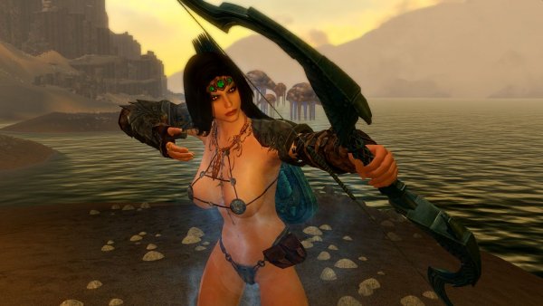 Нора отправила голему ледяной привет ))