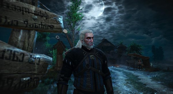 witcher3 Прищёл в Белый Сад затемно..