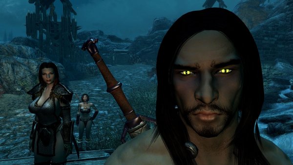 Эйран взял самочек - повыть на луну! SkyrimSE