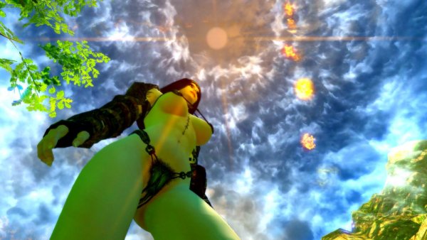 Нора вызвала метеоритный шторм в бою с драконом.