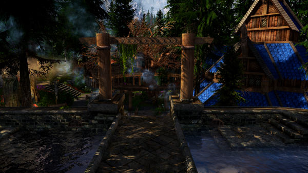 SkyrimSE 6.0 - Вечереет в Вайтране