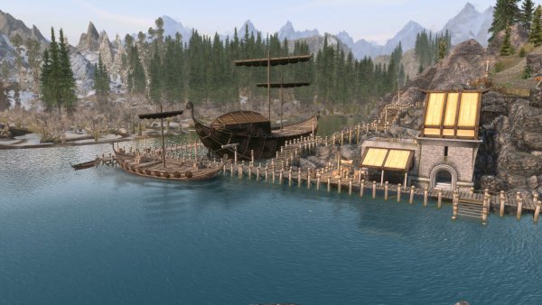 водная гладь солитьюда