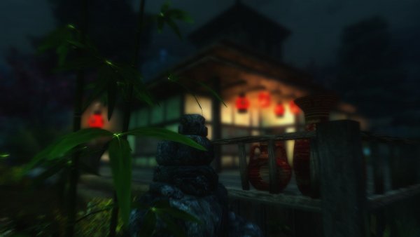 Акавирский домик самурая. SkyrimLE (19 сборка)