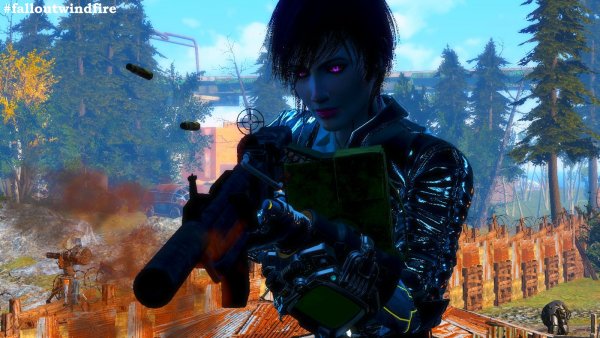 Отстрел вражин возле поселения.. Fallout4