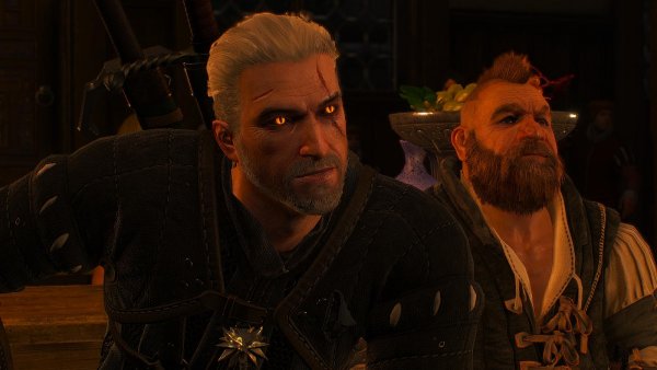 Геральт с Золтанов засмотрелись на Цераночку!