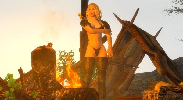 Алиса у костра.. Enderal Forgotten Stories (СБОРКА 3.0)