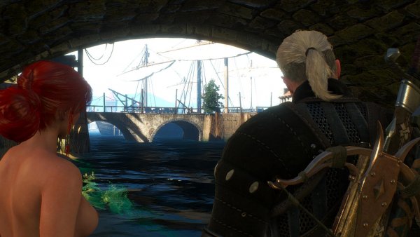Интересный вид на порт.. WITCHER III