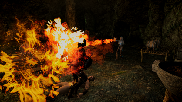 SkyrimSE 6.0 (Лето) - Отступаем - Поджарили попэц )