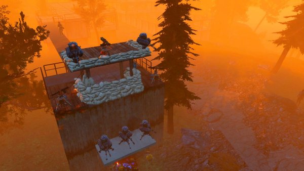 Охранные вышки вынесены за поселение.. Fallout-4