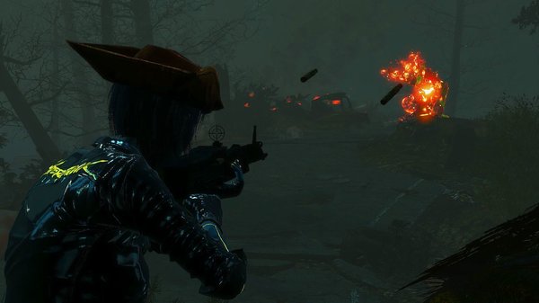 Вайлет жарит дичь! Туманник на завтрак )) Fallout-4