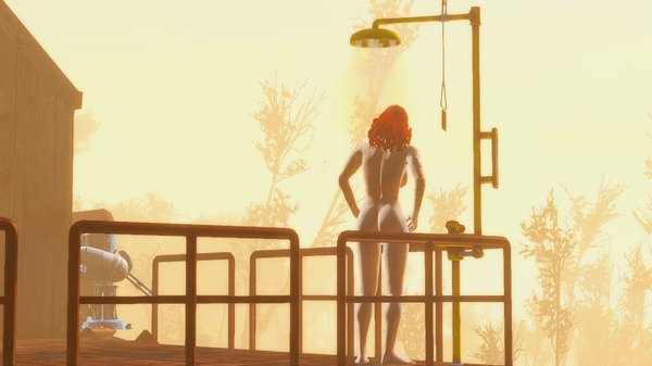 Душ в туманном рассвете.. Fallout-4 (сборка 6.0)