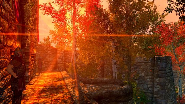 В Рифтене на закате.. SkyrimSE (сборка 6.0)
