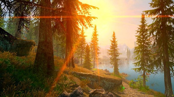 ПЕЙЗАЖ в Фолкрите.. SkyrimSE (сборка 6.0)