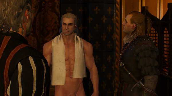 У Геральта теперь огромное "хозяйство"!  )))