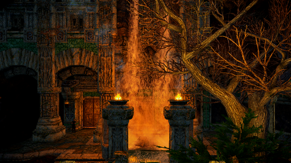 SkyrimSE 6.0 (Лето) - Водопад в Маркарте