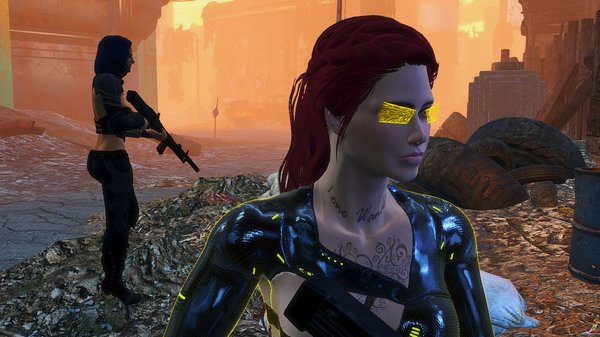 Алиса с подругой.. Fallout-4 (сборка 6.0)