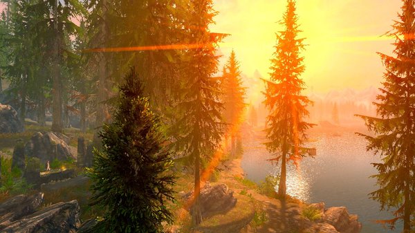 в Фолкрите, вблизи Озерного.. SkyrimSE (сборка 6.0)