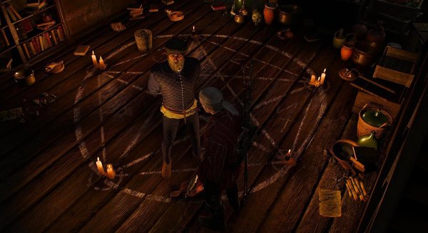 Геральт нашёл ученого, который знает..,